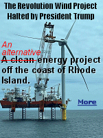 There is nothing ''clean'' about wind turbine technology, the oil and diesel fuel needed to construct them creates a carbon footprint that will exceed any savings over the estimated 20 year life of these 400 foot tall bird-killing monsters.